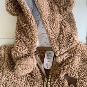 0-3 Bear Sherpa Suit